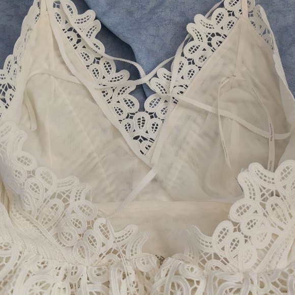 BNWT Self Portrait white lace dress - Picture 12 of 13